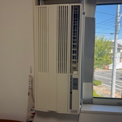 お譲り先が来まりましたm(__)m　6畳用　窓用エアコン　2台セット の画像