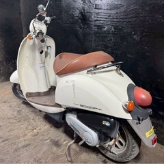★支払総額3.5万円★買取強化中！ なんでも買取ます！ ホンダ スクーピー 白 AF55 人気のスクーピー！ 4スト！ 集中キー！ カスタムベースに♪の画像