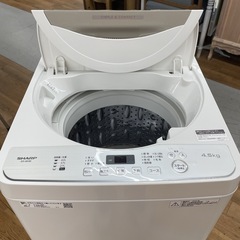 R079 ☀️ SHARP 洗濯機 （洗濯4.5㎏) 20年製 ES-GE4D ⭐ 動作確認済 ⭐ クリーニング済の画像