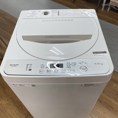 R079 ☀️ SHARP 洗濯機 （洗濯4.5㎏) 20年製 ES-GE4D ⭐ 動作確認済 ⭐ クリーニング済の画像