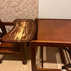 ベビーチェアテーブルの画像
