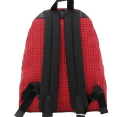 美品 ドット×ペイズリー レッド　リュック COACHの画像