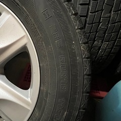ランクルスタッドレスタイヤ、ヘッドライトの画像