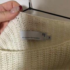 【タイムセール中】セブンデイズサンデイ ニット セーター 長袖の画像