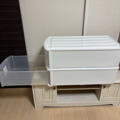 収納　衣装ケース【2個セット】の画像