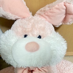 コストコ イースター ぬいぐるみ うさぎ ぴんくピンクの画像