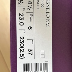 オニツカタイガー　レディース　スニーカー　23.0cmの画像