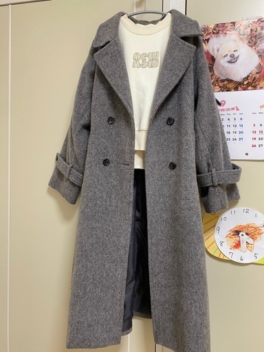 ♢ほぼ新品  お洒落なロングコート