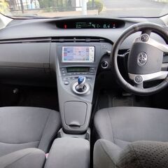プリウス 30系 前期　1.8　Sグレード　アイスバーグシルバーマイカ　純正ナビ 　Bluetooth　ETC バックカメラ　VEURO VE304タイヤ LEDヘッドライト　アルミホイール 禁煙車 土禁　の画像