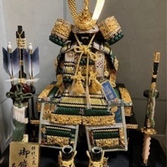 五月人形 鎧師 龍玉作 源氏兜 正絹威 日本の伝統工芸品の画像