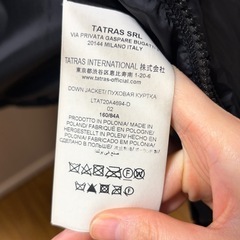 【TATRAS】ブラックロングダウン　02 /Ｍサイズの画像