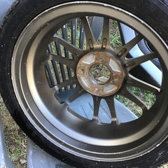 15インチ5j pcd100 4穴　アルミホイール中古　1本の画像