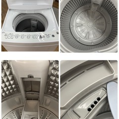 R349 ☀️ Haier 洗濯機 （洗濯4.5㎏) BW-45A ⭐ 動作確認済 ⭐ クリーニング済の画像
