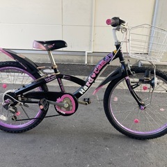自転車紫の画像