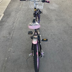 自転車紫の画像