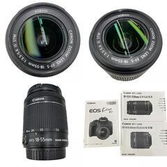 186000 現状品 canon キャノン CANON EOS Kiss X7 ダブルズームキット デジタル一眼レフ DS126441  [0000000001632]の画像