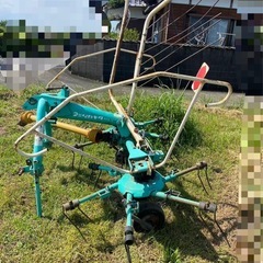 タカキタ RT2600 ジョイント付き 拡散 反転 集草 トラクター作業機 ジャイロテッダ テッダレーキ 中古 引き取り限定の画像