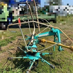 タカキタ RT2600 ジョイント付き 拡散 反転 集草 トラクター作業機 ジャイロテッダ テッダレーキ 中古 引き取り限定の画像