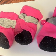 未使用　レインブーツ　ペットの画像