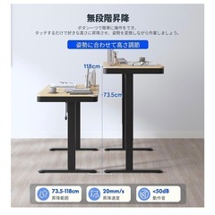 【極美品】FLEXISPOT昇降デスク の画像
