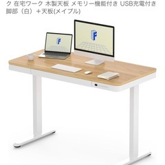 【極美品】FLEXISPOT昇降デスク の画像
