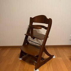大和屋 ベビーチェア　すくすくチェア イーエヌ ガード付き  yamatoya ハイチェア　子供 椅子の画像