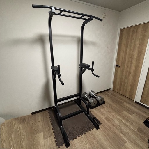 ダンベルセットと懸垂台