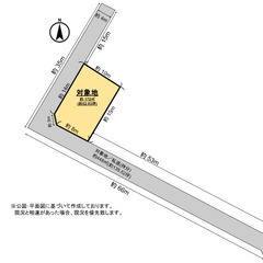 「富士宮市杉田」にある土地！土地面積：約182.55坪！