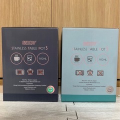 スヌーピー ステンレスポット2個セットの画像