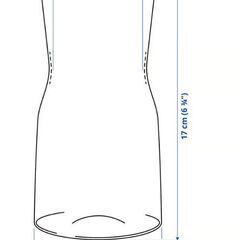 ikea ティドヴァッテン花瓶の画像