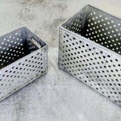🍓 パンチングBOX／使い勝手抜群／卓上シェルフ／ディスプレイ／インテリア🤭の画像