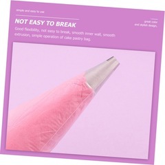 使い捨て絞り袋 200個 厚手 リーバッグ フロスティング用デコレーションバッグ 初心者向け ケーキデコレーション用品の画像