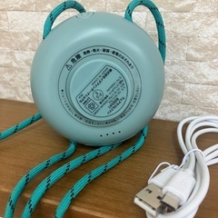 BRUNO ウェアラブルファン　首掛け扇風機　グリーンの画像