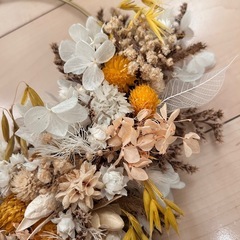 ドライフラワー　リースの画像