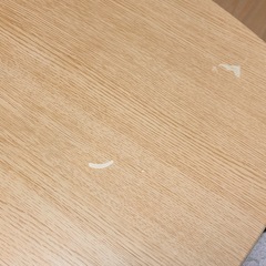 【汚れあり】90㎝巾　木製折りたたみローテーブルの画像