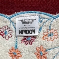 リトルミイ タオルハンカチ 花柄 刺繍 スカラップ ムーミンの画像
