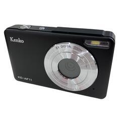 186000 現状品 Kenko ケンコー 美品 デジカメ KC-AF11  ブラック [0000000001654]の画像
