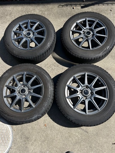 スタッドレスタイヤ　ブリヂストン　VRX 165/70R14 4本セット1本難あり