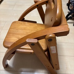 【無料】木製ベビーチェアの画像