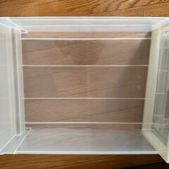 無印良品　ポリプロピレン収納ケース　引出式の画像