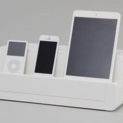 テーブルタップステーションL ホワイト 1個 ケーブル 収納 の画像