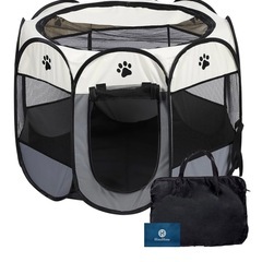 【美品】折りたたみ式　ペットサークルの画像