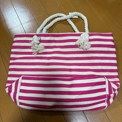 トートバッグ ピンクの画像