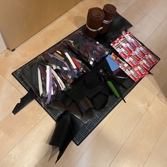 本革 レザー 大判〜はぎれ まとめ売り レザークラフトの画像