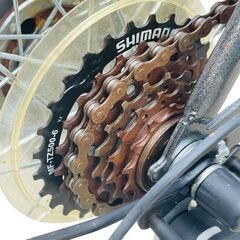 ★自転車★27インチ　6段変速　CRUZARD　鍵付き　コメリの画像