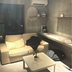 IKEA 2人がけソファーの画像