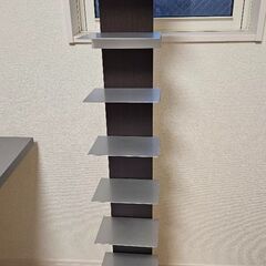 美品✨AUX オークス　ブックタワー　L51DA ハイタイプ ／ダークブラウンの画像