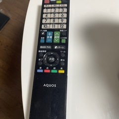 aquos sharp TV テレビ台付きの画像