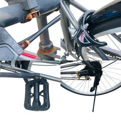 ★自転車★27インチ　6段変速　CRUZARD　鍵付き　コメリの画像