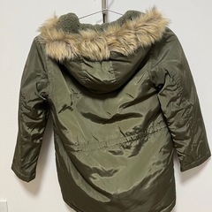 新品未使用140センチコートの画像
